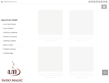 Tablet Screenshot of indoamulets.com